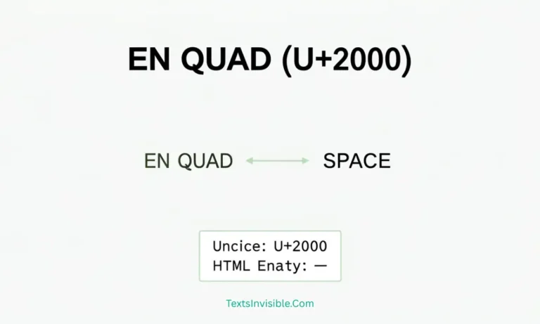 EN QUAD (U+2000)